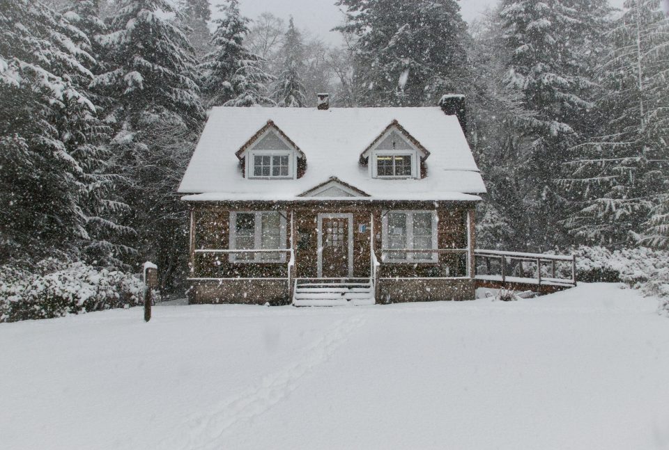 Make Sure Your Home is Winter-Ready, winter house, house in snow